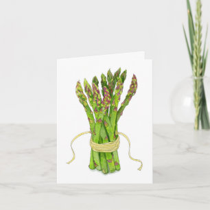 Asparagus Folded Card