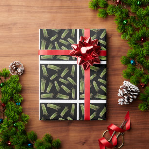 Asparagus pattern wrapping paper