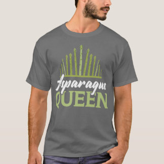 Asparagus Queen Vegan Vegetable Vegetarian Premium T-Shirt