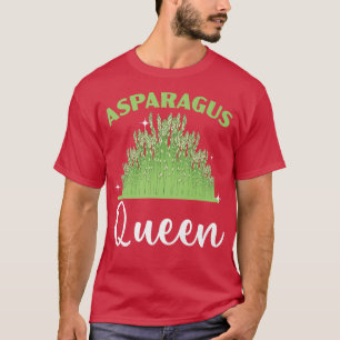 Asparagus Queen Vegan Vegetable Vegetarian  T-Shirt