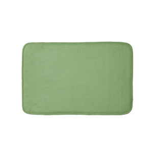 Asparagus (solid colour) bath mat