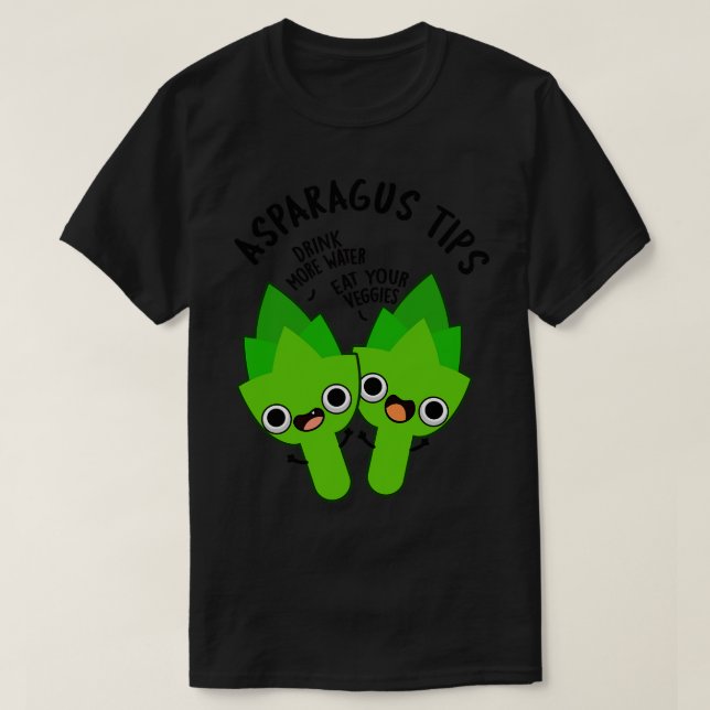 Asparagus Tips Funny Veggie Pun 1 T-Shirt (Design Front)
