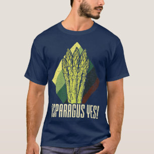 Asparagus Yes Funny Vegetable Gardener Premium T-S T-Shirt
