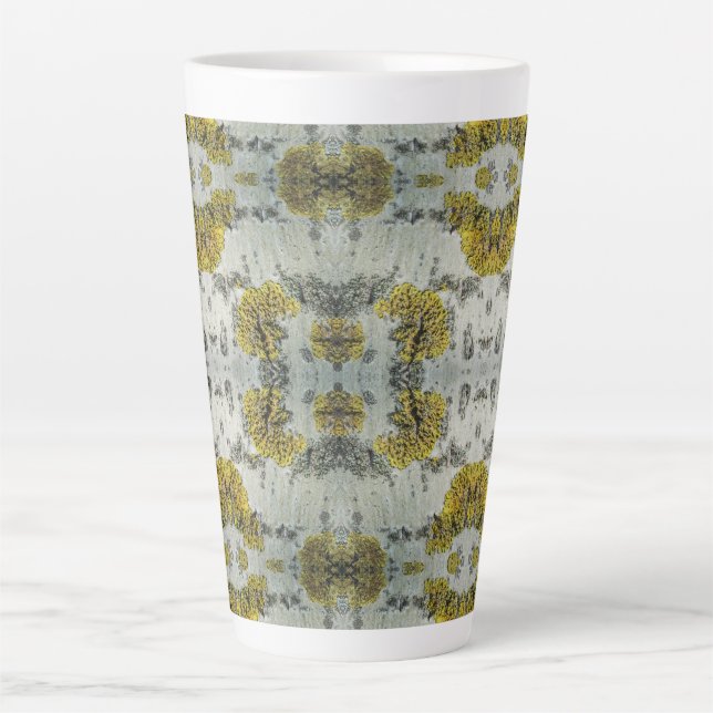 Aspen Bark Texture Latte Mug (Front)