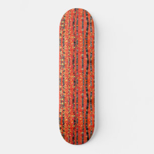 Aspen Birch Tree Forest Pattern Skateboard