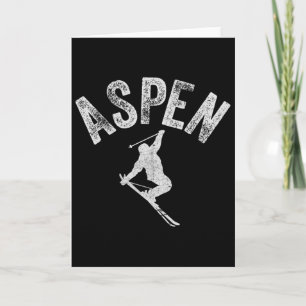 Aspen Co Ski Colorado Cool Aspen Skiing Co Winter Card