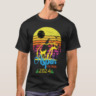 Aspen Colorado 2024 Family Trip Friends Group Vaca T-Shirt