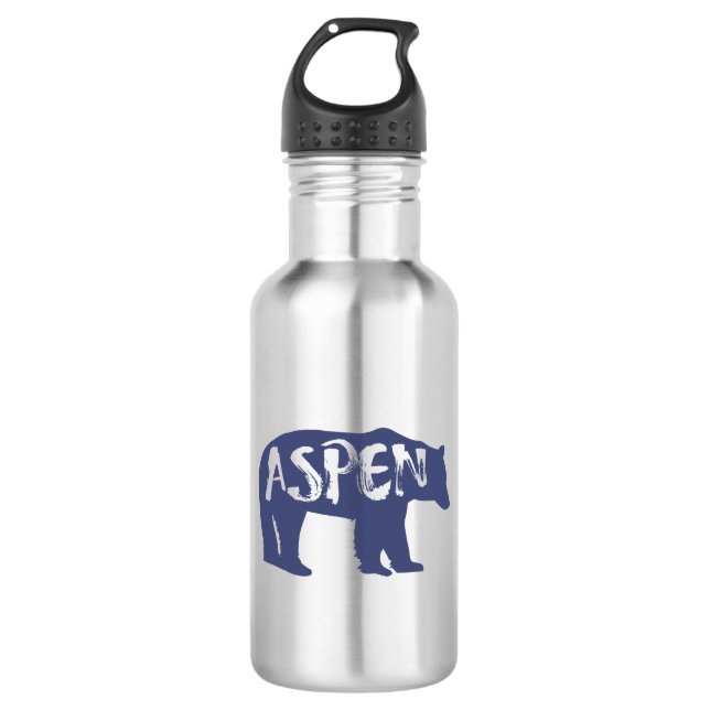 Aspen Colorado Bear 532 Ml Water Bottle (Front)