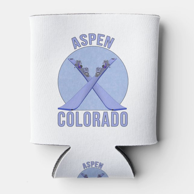 Aspen, Colorado Can Cooler (Front)