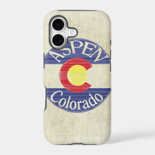 Aspen Colorado circle flag iphone 5 case