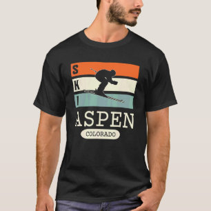Aspen Colorado Co Hiking Mountains Ski Aspen Skiin T-Shirt