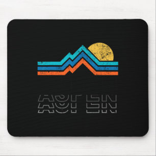 Aspen Colorado Co Mountain Skiing Vintage 80s Aspe Mouse Pad