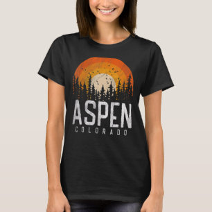 Aspen Colorado CO Retro Style Vintage 70s 80s T-Shirt