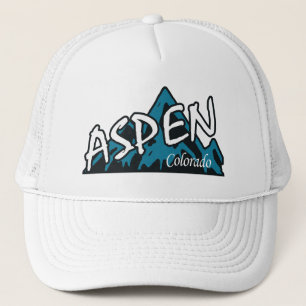Aspen Colorado Mountains Trucker Hat