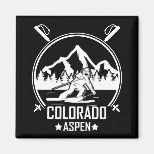 Aspen Colorado ski Magnet
