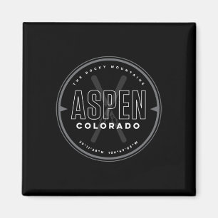 Aspen Colorado Ski  Magnet