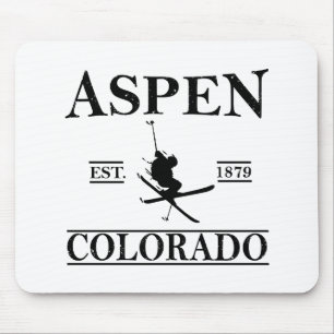Aspen Colorado ski Mouse Pad