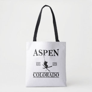 Aspen Colorado ski Tote Bag