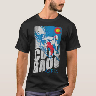 Aspen Colorado Snowboard Snowboarding Snowboarder T-Shirt