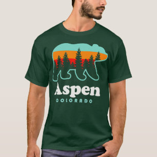 Aspen Colorado Souvenir Bear Rocky Mountains T-Shirt