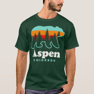 Aspen Colorado Souvenir Bear Rocky Mountains T-Shirt
