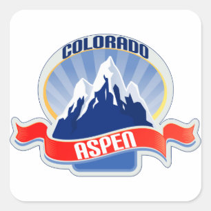 Aspen, Colorado Square Sticker