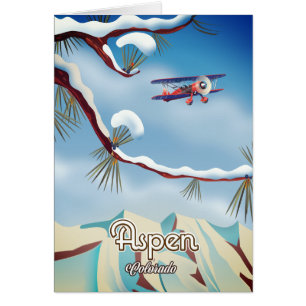 Aspen Colorado travel poster