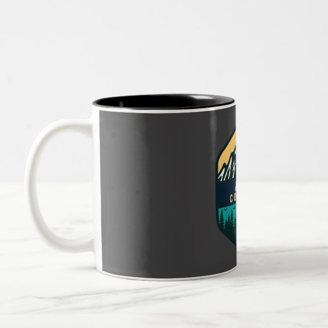 Aspen colorado  Two-Tone coffee mug (Left)