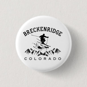 ASPEN Colorado Vintage  3 Cm Round Badge