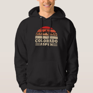Aspen Colorado vintage ski resort Hoodie