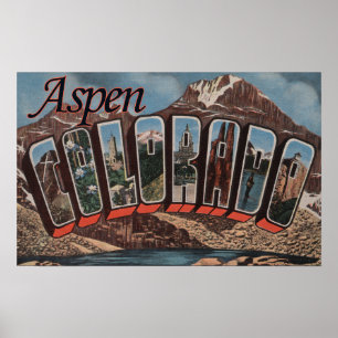 Aspen, ColoradoLarge Letter ScenesAspen, CO Poster