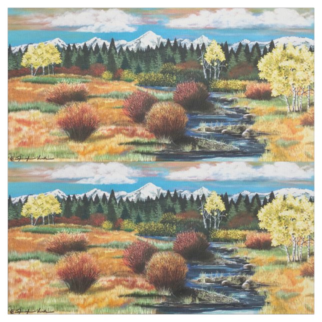 Aspen Fall Meadow Fabric (Swatch)
