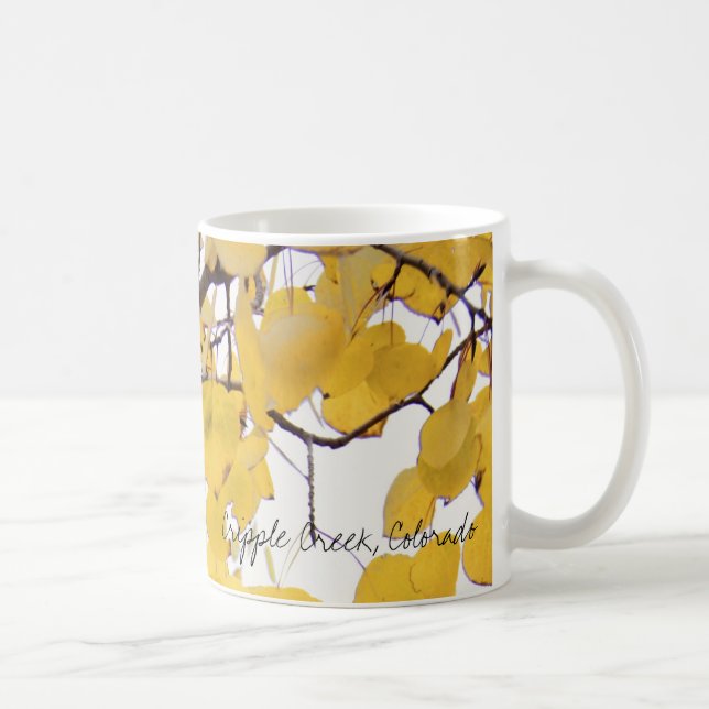 Aspen Foliage, Cripple Creek, Colorado Coffee Mug (Right)