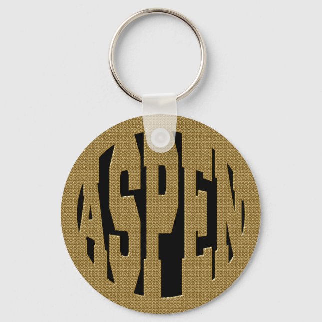 ASPEN - GOLD KEY RING (Front)