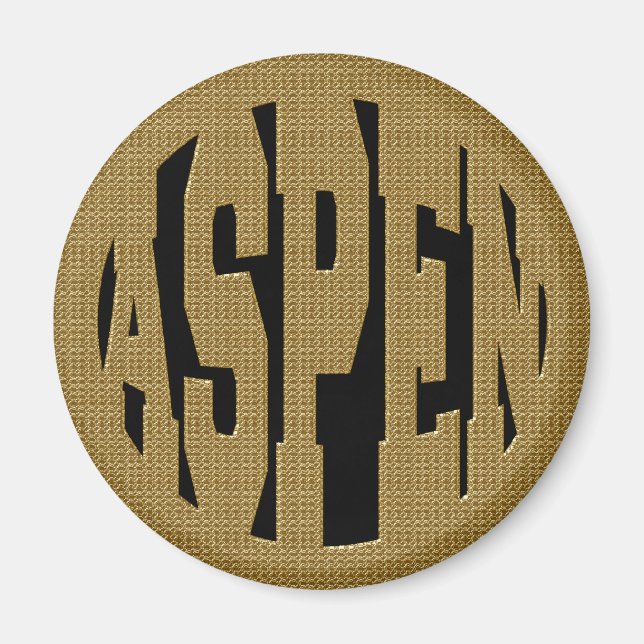 ASPEN - GOLD MAGNET (Front)