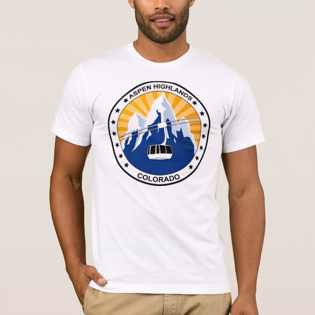 Aspen Highlands Colorado T-Shirt (Front)