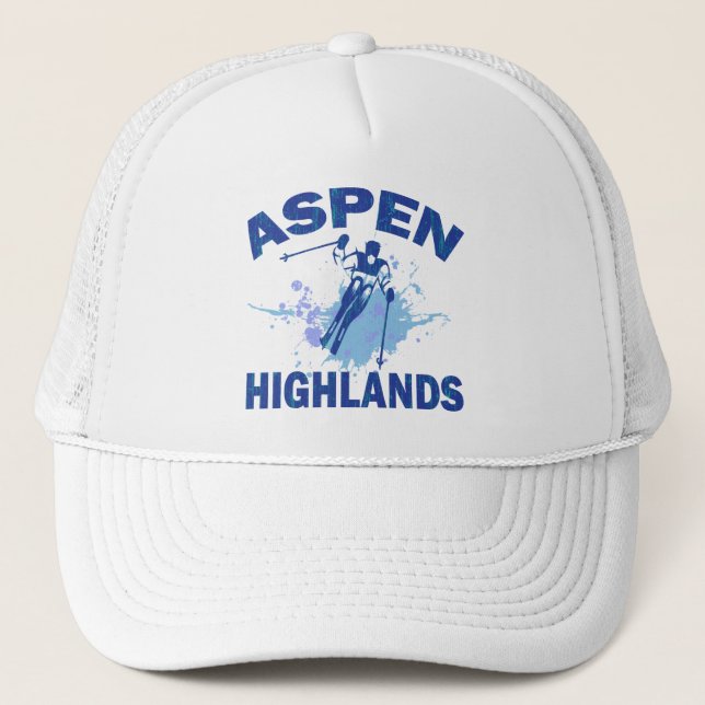 ASPEN HIGHLANDS TRUCKER HAT (Front)