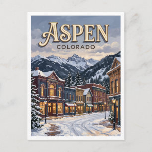 Aspen Historic District Colorado Postcard