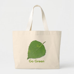 Aspen Leaf EcoBag Large Tote Bag
