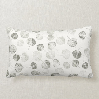 Aspen Leaf Pattern Design © Sandy Long Lumbar Cushion