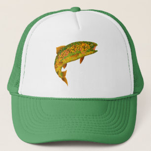 Aspen Leaf Rainbow Trout 2 Trucker Hat
