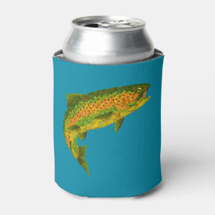 Aspen Leaf Rainbow Trout 4 Can Cooler