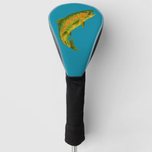 Aspen Leaf Rainbow Trout 4 Golf Head Cover