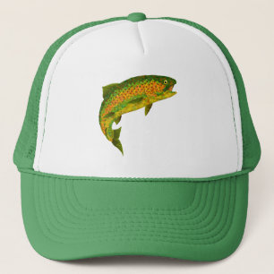 Aspen Leaf Rainbow Trout 4 Trucker Hat