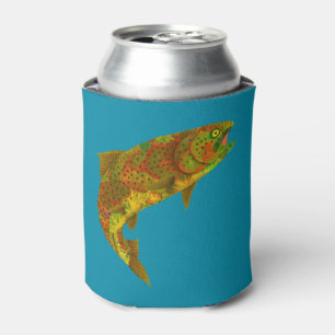 Aspen Leaf Rainbow Trout 6 Can Cooler