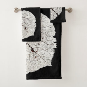 Aspen Leaf Skeleton 1 Bath Towel Set