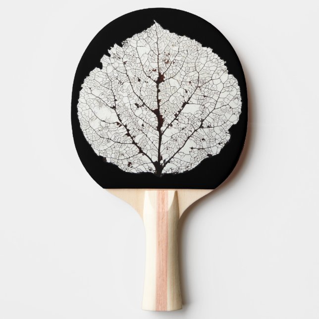 Aspen Leaf Skeleton 1 Ping Pong Paddle (Front)