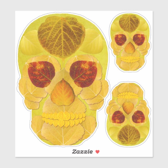 Aspen Leaf Skull 1 (Sheet)