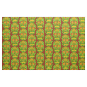 Aspen Leaf Skull 10 Fabric