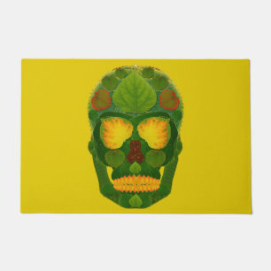 Aspen Leaf Skull 9 Doormat